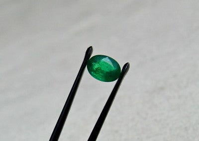 Certified Natural Zambia Emerald Oval Pair 8x6mm Loose Gemstone 2.68 Ct Earring