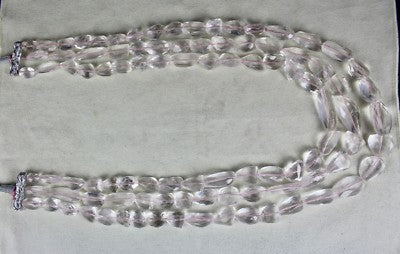 Certified Natural Pink Aquamarine Faceted Tumble Beads 992ct Necklace