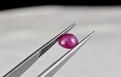 Natural Rubies Emerald Cabochon Round 3.44 Ct Gemstone For Design Ring