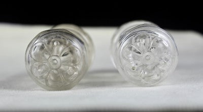 Certified Hand Carved Natural Rock Crystal Quartz 1350ct Gemstone Bottle