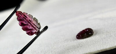 Multi Tourmaline Leaves Pair 10.45ct Gemstone Earring Designing For Women