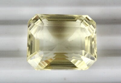 Yellow Citrine Octagon Cut 53.10 Ct Gemstone Pendant Ring Designing