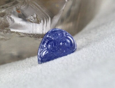 Certified Natural Unheated Blue Sapphire Pendant 16.50 Ct Gemstone Designing