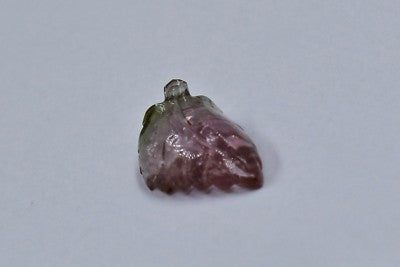 Natural Multi Tourmaline Carved Leaf Gemstone 8.06 Ct For Ring & Pendant