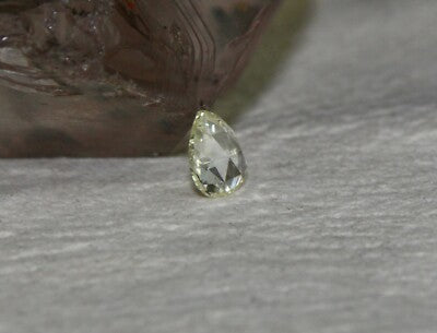 Certified Natural Rose Cut Diamond Pear 1.11ct Loose Stone For Ring Pendant