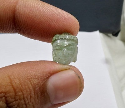 Natural Multi Tourmaline 19.97ct Carved Buddha Gemstone For Designing