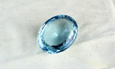 Certified Oval Blue Topaz 257 Ct Pendant 44x34mm Semi Precious Gemstone Women