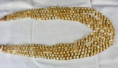 Certified Fine Yellow Citrine 522 Ct Teardrop Beads Fashion Necklace For Women