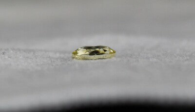 Certified Natural Rose Cut Yellow Diamond 0.71ct Round Gem For Ring Pendant