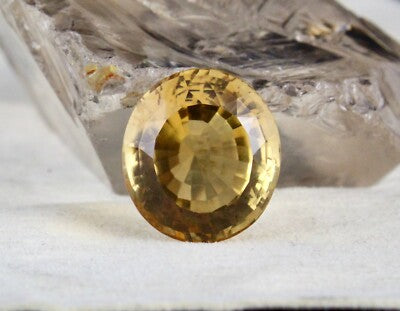 Golden Topaz Citrine Oval 24x22mm 59.33ct Gemstone For Pendant