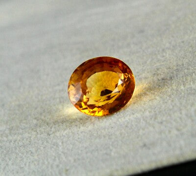 Natural Yellow Citrine Oval 9.31 Ct 14x12mm Loose Gemstone Ring Pendant