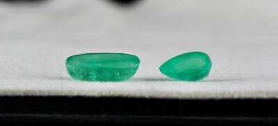 Certified Natural Colombian Emerald 5.60 Ct Oval Pear Gemstone Pendant Design