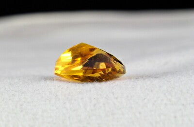 Natural Yellow Citrine Gemstone 13.33ct Fancy Cut Pendant Designing For Women