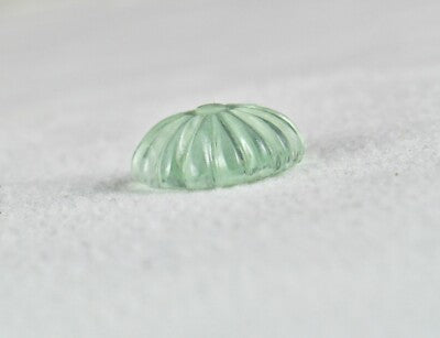 Natural Greenish Blue Aquamarine 10.56 Ct Carved Gemstone For Ring Or Pendant