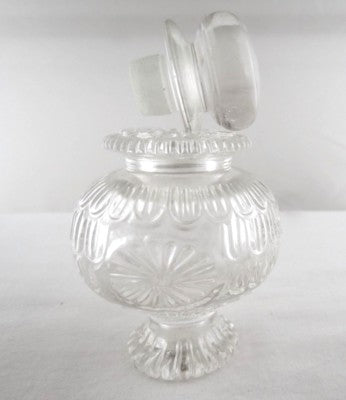 Hand Carved Natural Rock Crystal Quartz 1220ct Perfume Bottle Decor