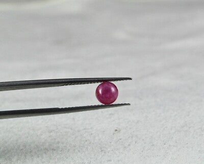 Ruby Emerald Blue Sapphire Cabochon Round 3.27ct Gemstone Pendant Ring