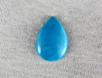 Natural Arizona Turquoise 13.22ct Pear Cabochon Gemstone For Ring Pendant