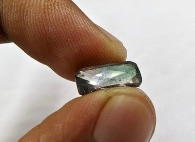 12x6 Mm Natural Multi Tourmaline 3.09 Ct Rectangle Ring Pendant Gemstone