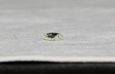 Certified Natural Yellow Diamond Oval Rose Cut 0.65ct Stone For Ring Pendant