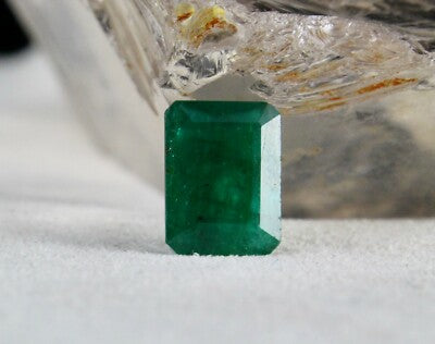Certified Natural Emerald Octagon Cut 15x11mm 11.42ct Gemstone Ring Pendant