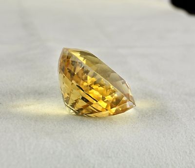 Certified Natural Citrine 190 Ct Oval 39x36mm Loose Gemstone Pendant