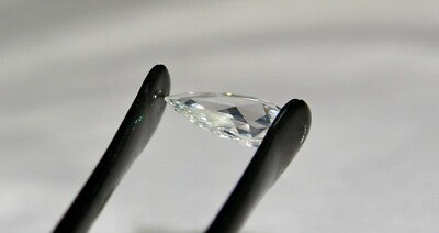 Certified Natural Diamond Pear 0.93 Ct I Colour Sterling Silver Ring Pendant