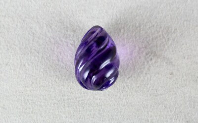 Natural Amethyst Tear Drop Pendant 21 X 14 Mm 28.05 Cts Gemstone Hanging