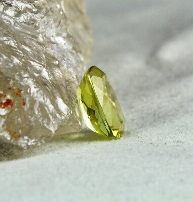 Certified Natural Unheated Yellow Aquamarine 5.41 Ct Gemstone Ring Pendant