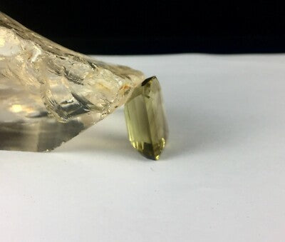 Natural Lemon Smoky Quartz Octagon 22x17mm 38.1ct Big Gemstone Pendant For Women