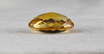 Natural Yellow Citrine Oval Cut Gemstone Pendant 17.62 Ct Designing