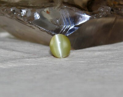 Certified Natural Chrysoberyl Cat's Eye 6.10 Ct Gemstone For Ring Pendant