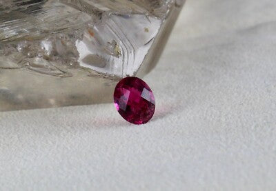 Natural Rubellite Pink Tourmaline 9x7mm Oval Cut Gemstone 2.57ct For Ring