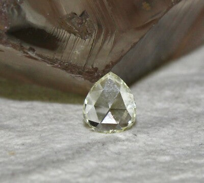Certified Natural Rose Cut Diamond Pear 1.11ct Loose Stone For Ring Pendant
