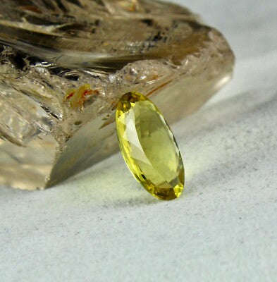 Certified Natural Untreated Yellow Aquamarine Helidor Oval 8.98 Ct Ring Pendant