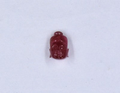 15x10mm Natural Pink Tourmaline Carved Buddha 9.15ct Gem For Ring Pendant