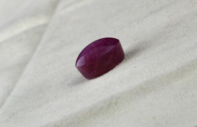 Certified Natural 6 Line Star Pink Ruby 30.80 Ct Oval Cabochon Gem For Ring