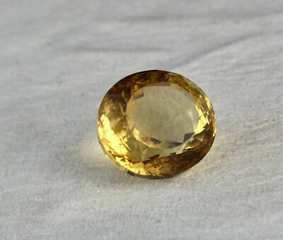 Golden Topaz Citrine Oval 24x22mm 59.33ct Gemstone For Pendant