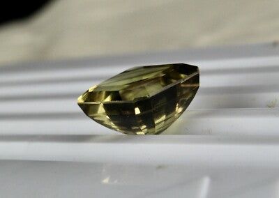Natural Lemon Quartz Big Loose 17x18mm 26.42 Ct Square Cut Gemstone Pendant