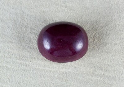Certified Natural Ruby Oval Cabochon 30x24mm 130ct Gemstone For Pendant