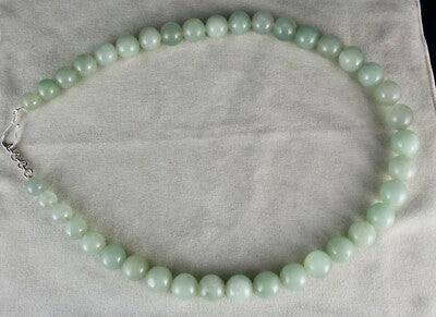 Certified Natural Aventurine Jade Necklace 1006 Ct Beaded Gemstone String
