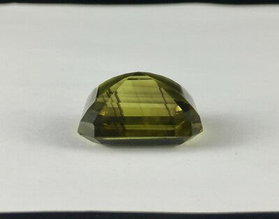 Natural Lemon Quartz Octagon 24x22mm 56ct Semi Precious Gemstone Pendant