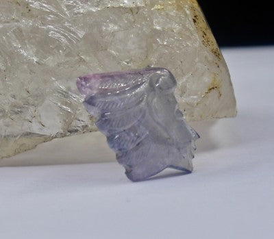 Genuine Natural Multi Tourmaline 12.09 Ct Engraved Gemstone For Ring Pendant