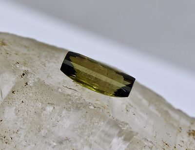 Natural Green Multi Tourmaline Fancy Cut 3.88 Ct Gemstone Ring Pendant