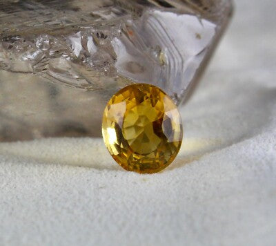 Yellow Citrine Oval 3 Pcs 18.26 Ct Earring Pendant