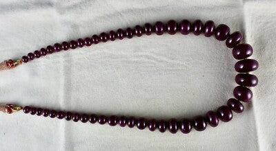 Certified Natural Untreated Ruby Beads 461 Ct Statement Gemstone Necklace