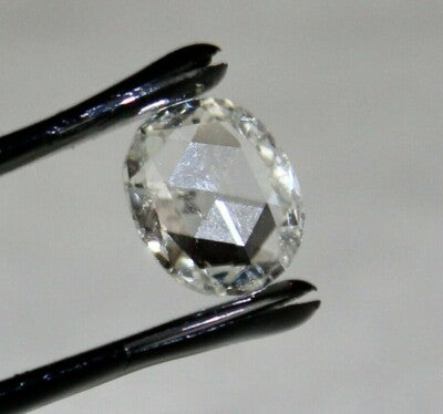Certified Natural Diamond Rose Cut 0.89 Ct H Cushion Shape For Ring Or Pendant