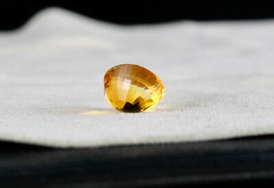 Natural Yellow Citrine Oval 9.31 Ct 14x12mm Loose Gemstone Ring Pendant
