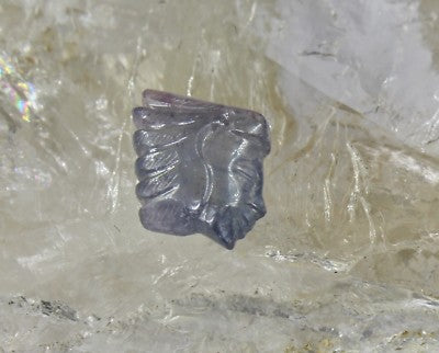 Genuine Natural Multi Tourmaline 12.09 Ct Engraved Gemstone For Ring Pendant