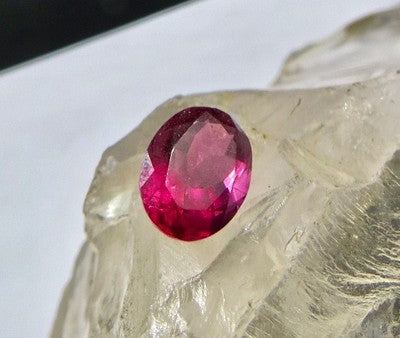 Certified Natural Pink Tourmaline Rubellite Oval Cut 3.05ct Gem For Ring Pendant