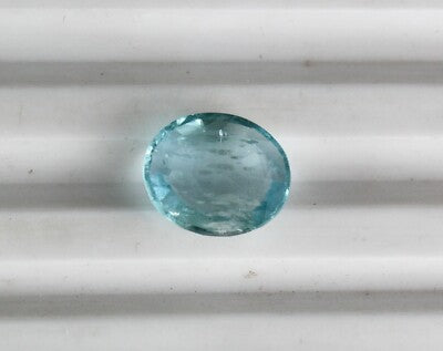Certified Natural Blue Aquamarine 4.60 Ct Oval Gemstone For Ring Pendant Design